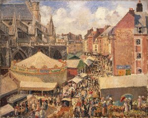La Feria en Dieppe, Mañana Soleada, 1901